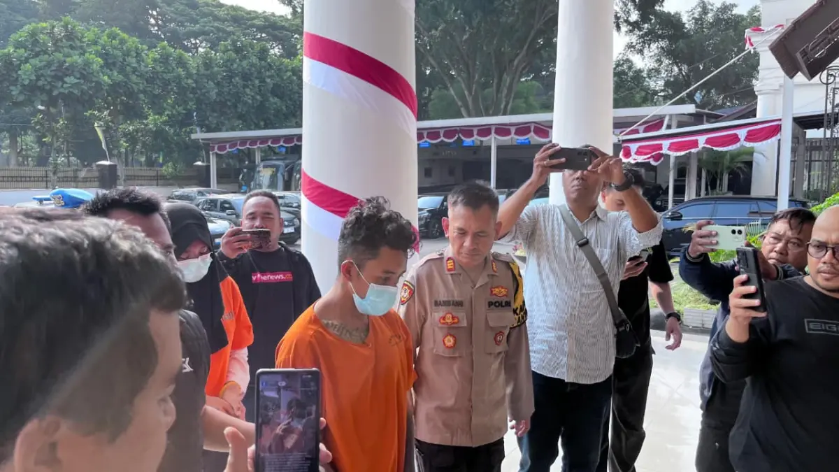 Dok. Salah satu pelaku jambret di Panyileukan Bandung saat berhasil diamankan. Foto. Sandi Nugraha.