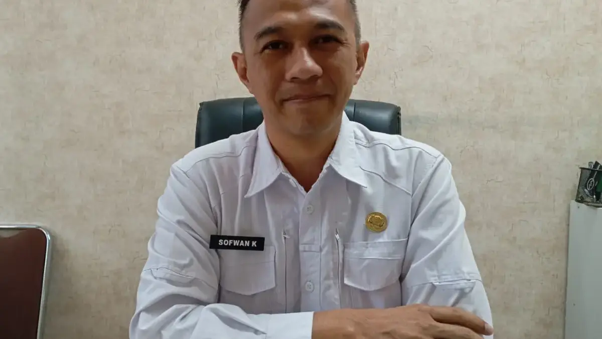 Kepala Bidang Pembinaan Guru dan Tenaga Kependidikan (GTK) Dinas Pendidikan Kota Cimahi, Sofwan Kurniawan saat