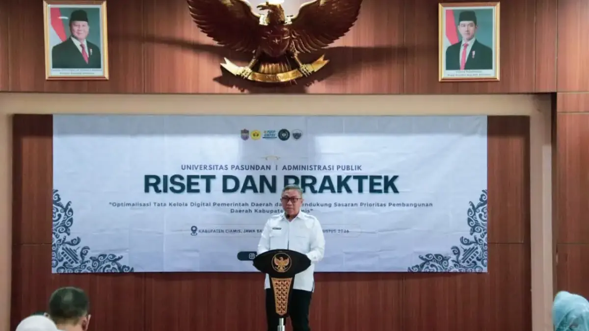 Sekda Ciamis Tutup Riset Unpas, 90 Mahasiswa Ditempatkan di 18 OPD