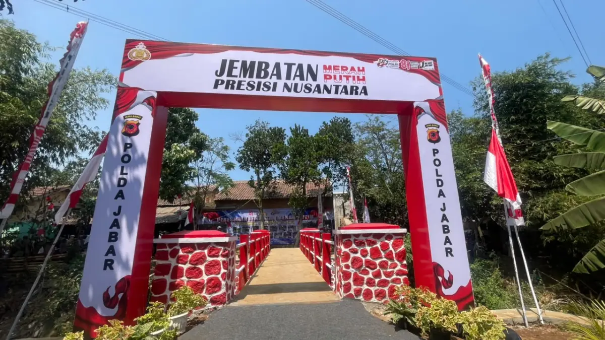 Jembatan Merah Putih Presisi di Cicalengka-Rancaekek Diresmikan, Bantu Akses Warga hingga Pemakaman