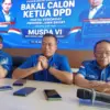 Steering Committee (SC) Musda Jenal Arifin (tengah) menyampaikan progres pendaftaran. (son)