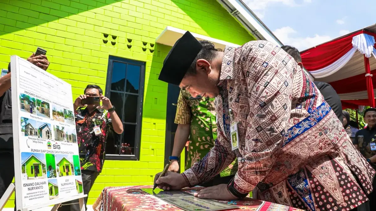 Pemprov Jateng Uji Bata Interlock, Bangun Rumah Lebih Cepat dan Hemat