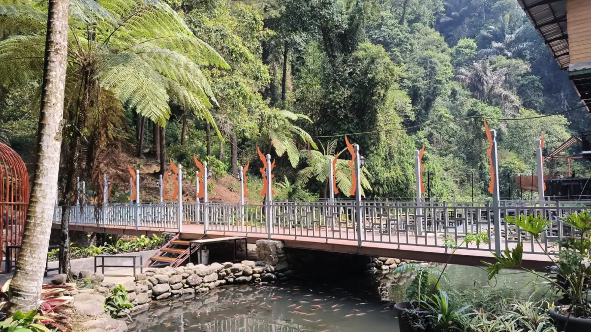 Lokasi wisata Kampung Karuhun ECO Green Park yang berlokasi di kawasan Pagarbetis, Desa Citengah, Kecamatan Su