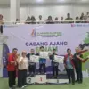 Fathir Hadiyyan Faturrohman, siswa SDN 5 Manonjaya, berhasil meraih Juara 3 cabang senam artistik serba bisa p