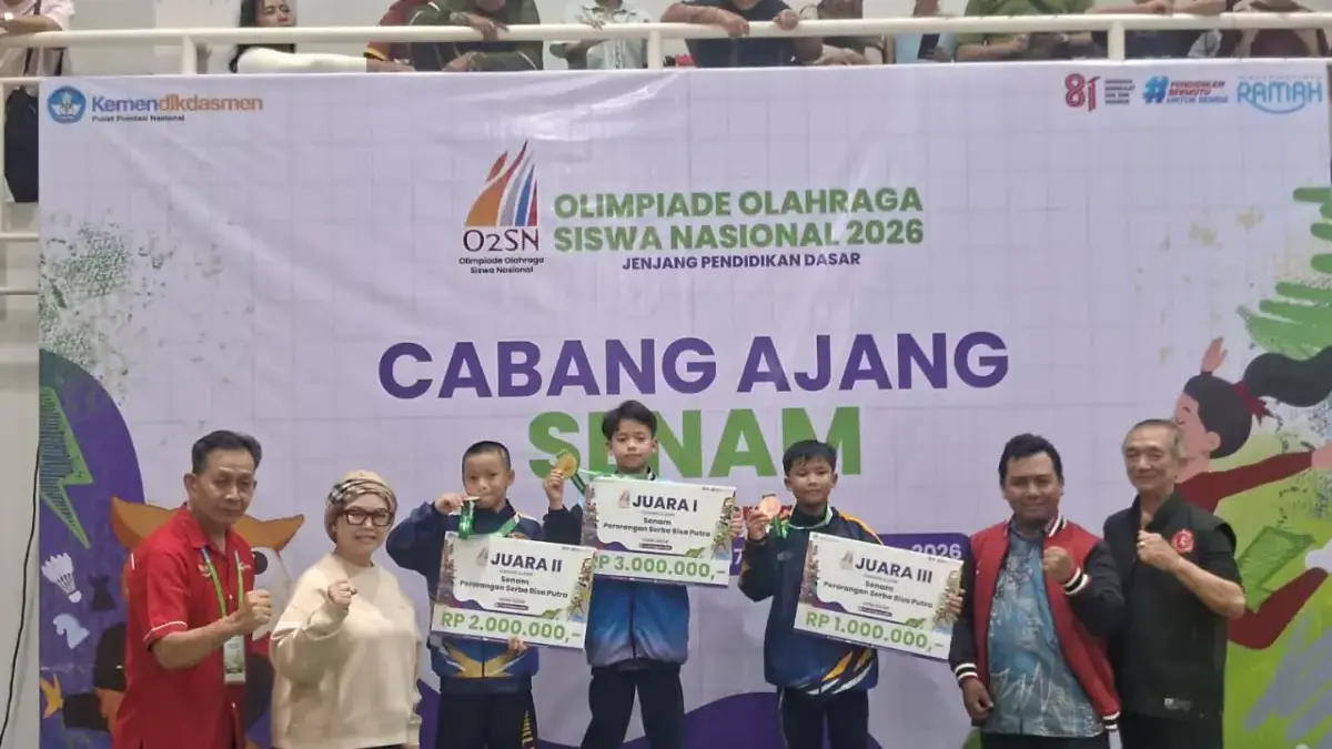 Fathir Hadiyyan Faturrohman, Siswa SDN 5 Manonjaya Raih Juara 3 Senam Artistik O2SN Tingkat Nasional Fathir Hadiyyan Faturrohman, siswa SDN 5 Manonjaya, berhasil meraih Juara 3 cabang senam artistik serba bisa p