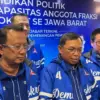 Sekjen Partai Demokrat, Herman Khaeron, saat menghadiri pendidikan politik (Dikpol) anggota DPRD Kabupaten, Ko