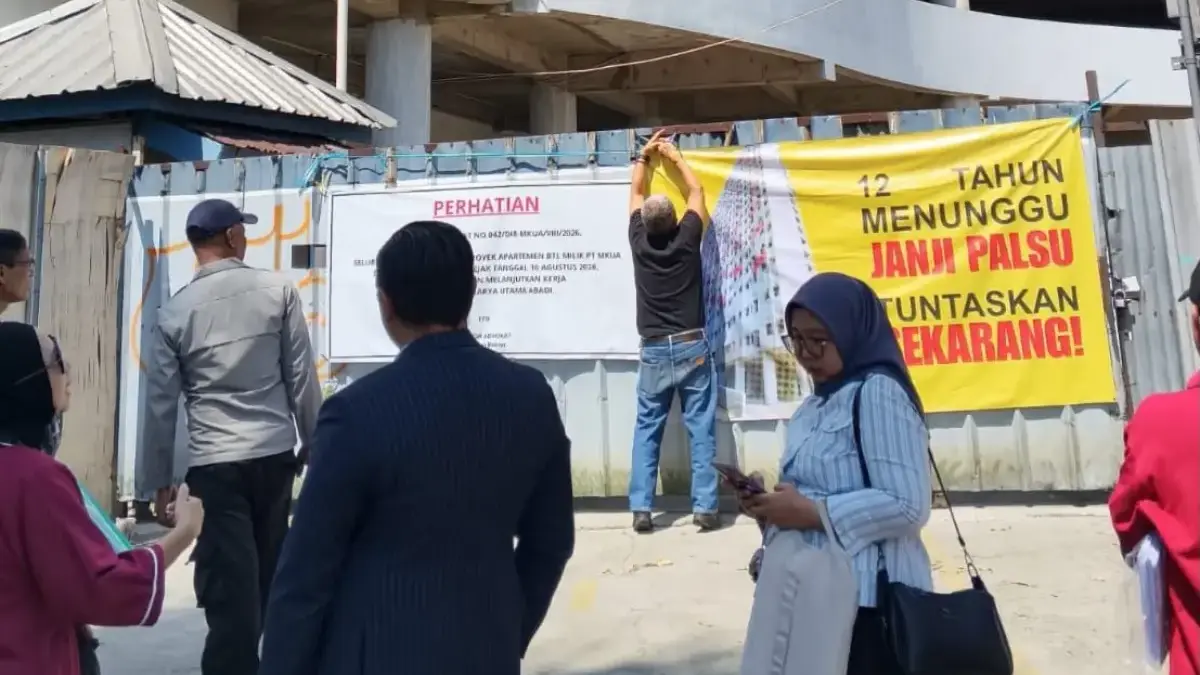 Pemilik BTL Tuntut Kepastian Serah Terima Unit, 12 Tahun Menunggu Puluhan pemilik unit Bandung Technoplex Living (BTL) kembali menyuarakan tuntutan mereka terkait nasib hunian
