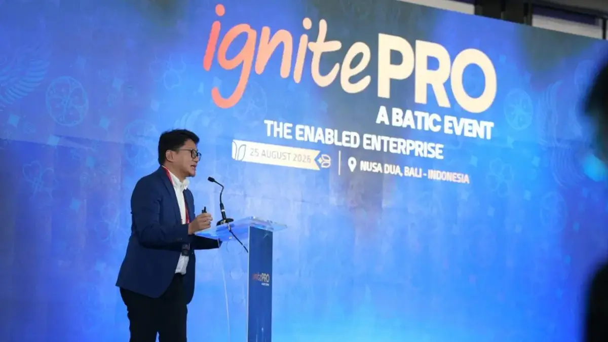 ignitePRO Hadir di BATIC 2026, Dorong Transformasi AI ke Aksi Nyata Direktur Pengembangan Ekosistem Digital, Kementerian Komunikasi dan Digital RI Dr. Sonny Hendra Sudaryana memb