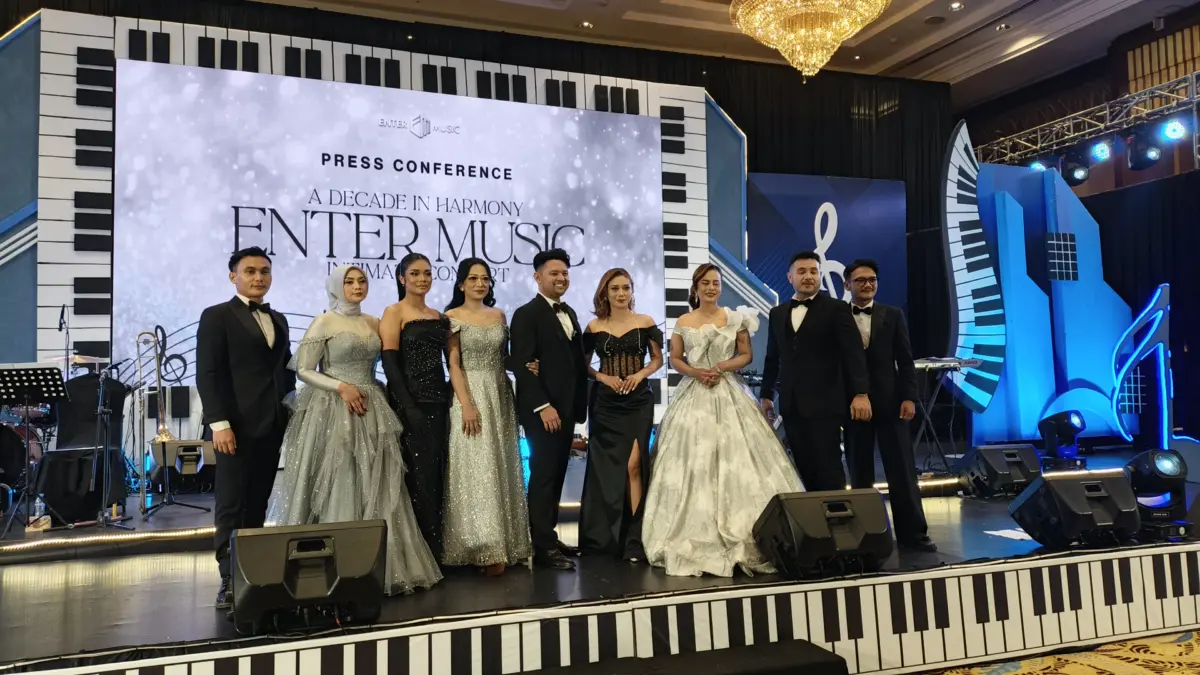 Satu Dekade di Industri Musik Indonesia, Enter Music Suguhkan Konser Musik bertajuk 'A Decade In Harmony' Dok. Enter Music saat rayakan hari jadinya yang ke 10 tahun lewan konset bertajuk \'A Decade In Harmony\'. Senin