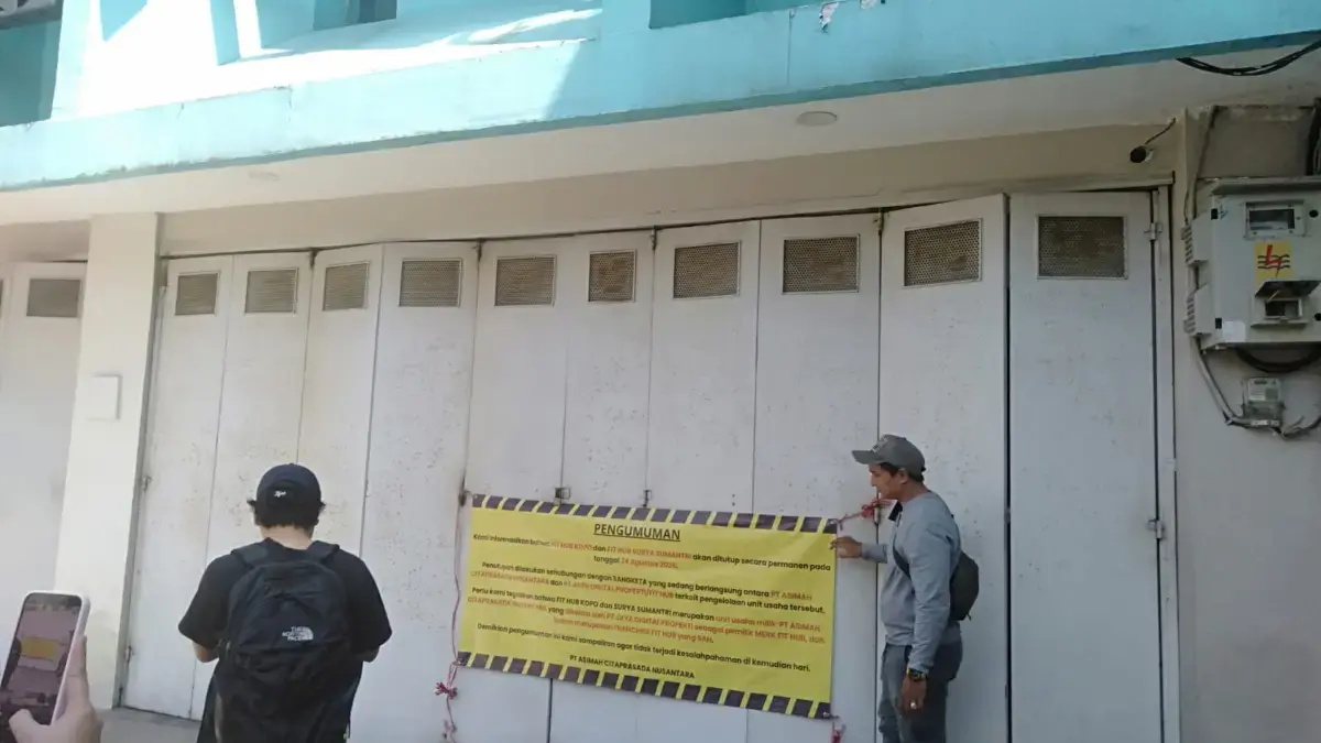 FitHub Kopo dan Surya Sumantri Ditutup, Pemilik Klaim Kerja Sama Diduga Franchise Ilegal