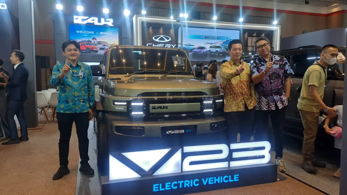 iCAR V23 Mejeng di GIIAS Bandung 2026, Bidik Konsumen Jawa Barat dengan SUV Listrik Bergaya Retro iCAR V23 Mejeng di GIIAS Bandung 2026, Bidik Konsumen Jawa Barat dengan SUV Listrik Bergaya Retro