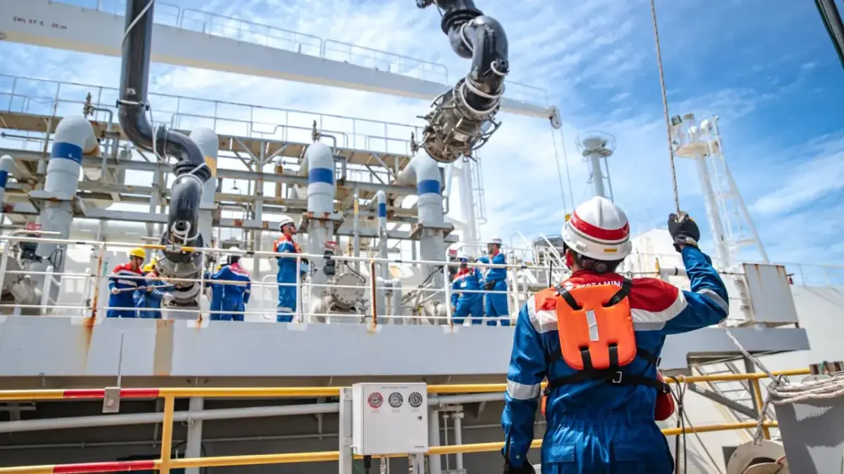 Terminal LNG PT Perta Arun Gas Menjadi Pusat Baru Bisnis Gassing Up and Cooling Down Bagi Kapal LNG di Asia