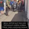 Ist. Tangkap layar unggahan sosial media terkait adanya aksi begal di wilayah Regol Kota Bandung. Dok. Istimew