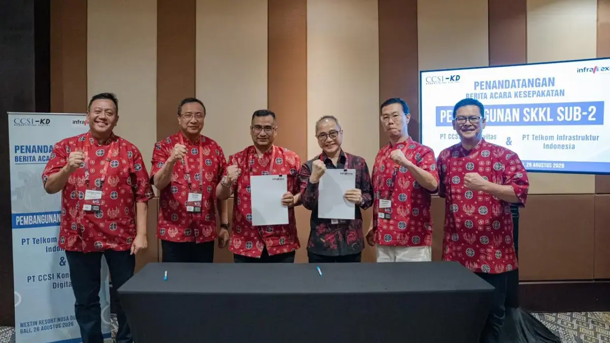 InfraNexia dan CCSI-KD Kembangkan SKKL SUB-2, Dorong Kesiapan Infrastruktur Hadapi Pertumbuhan Trafik Data KABEL LAUT