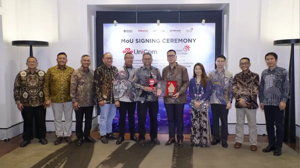 TelkomGroup dan China Unicom Jalin Kemitraan Strategis untuk Perkuat Ekosistem Digital Indonesia TELKOM X CHINA UNICOM