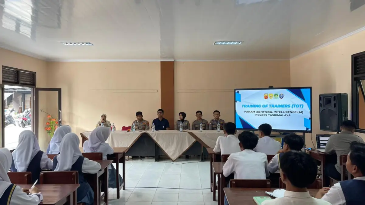 Imbangi Perkembangan Digital, Polres Tasikmalaya Bentengi Ribuan Pelajar dengan Pelatihan AI