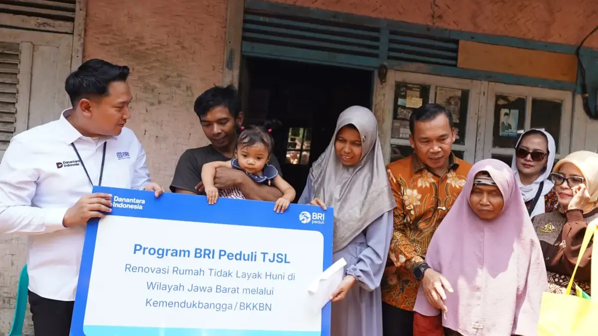 Perluas Dukungan Program GENTING BKKBN, BRI Peduli Lanjutkan Renovasi Rumah Tidak Layak Huni di Ciamis BRI Peduli x Genting BKKBN