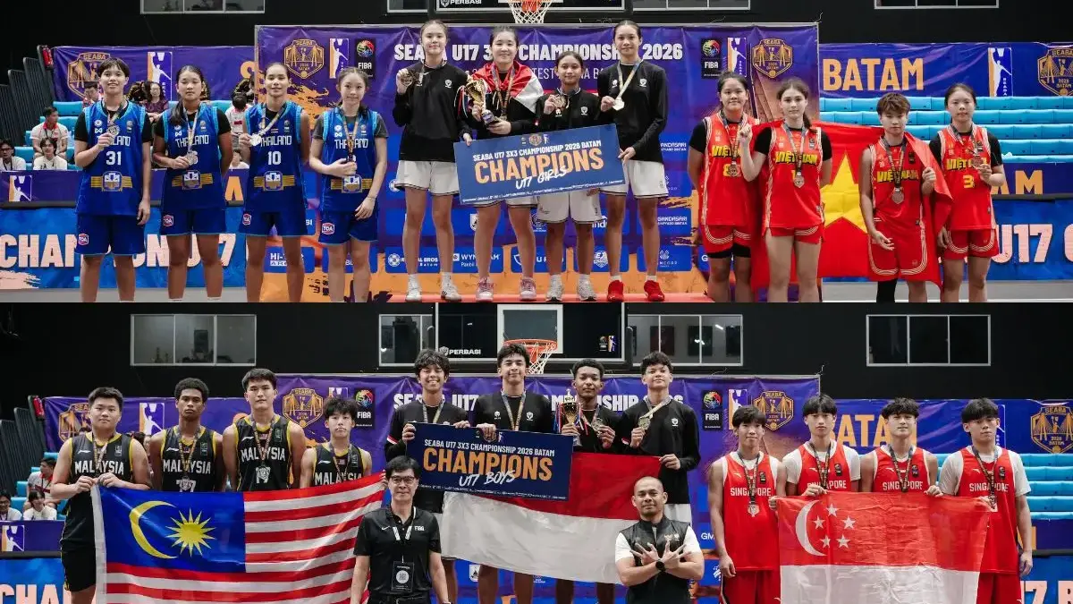 Timnas 3x3 U17 Kawin Gelar Juara Asia Tenggara, Pemain Didominasi Jebolan DBL!