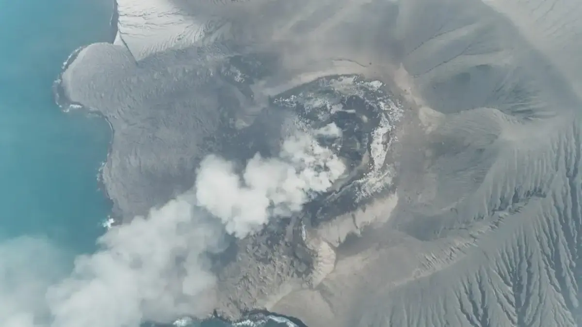 Gunung Anak Krakatau Erupsi Empat Kali dalam Sehari, Letusan Terakhir 17 Detik Gunung Anak Krakatau Erupsi Empat Kali Hari ini, Letusan Terakhir 17 Detik