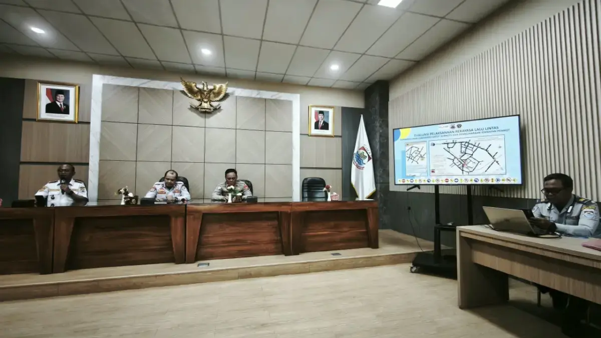Rapat Forum LLAJ Kota Cimahi membahas evaluasi rekayasa lalu lintas menyusul pembangunan Underpass Gatot Subro