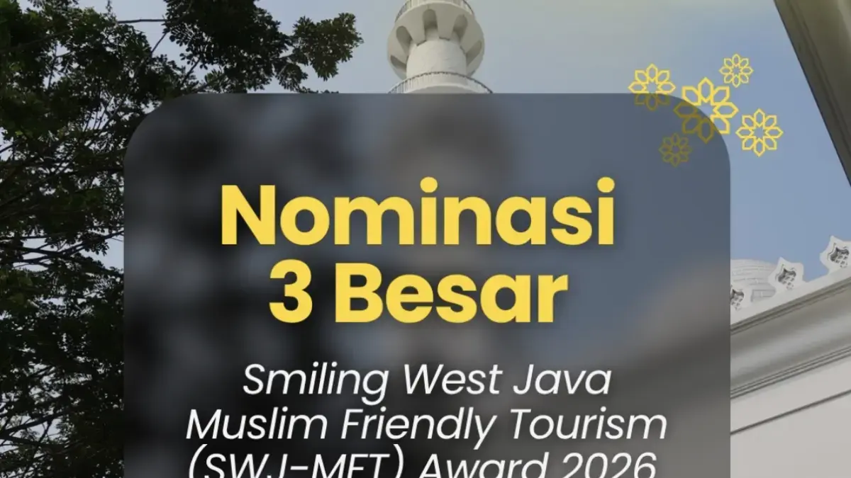 Grand Tjokro Premiere Bandung Masuk Nominasi Hotel Ramah Muslim Tingkat Jabar, Bersaing dengan Ini Nominasi 3 besar Smiling West Java. (Tangkapan layar IG Disparbudjabar)