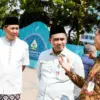 Wakil Gubenur Jawa Tengah, Taj Yasin Maemoen bersama Asisten Deputi Bina Keagamaan Kementerian Koordinator Bi