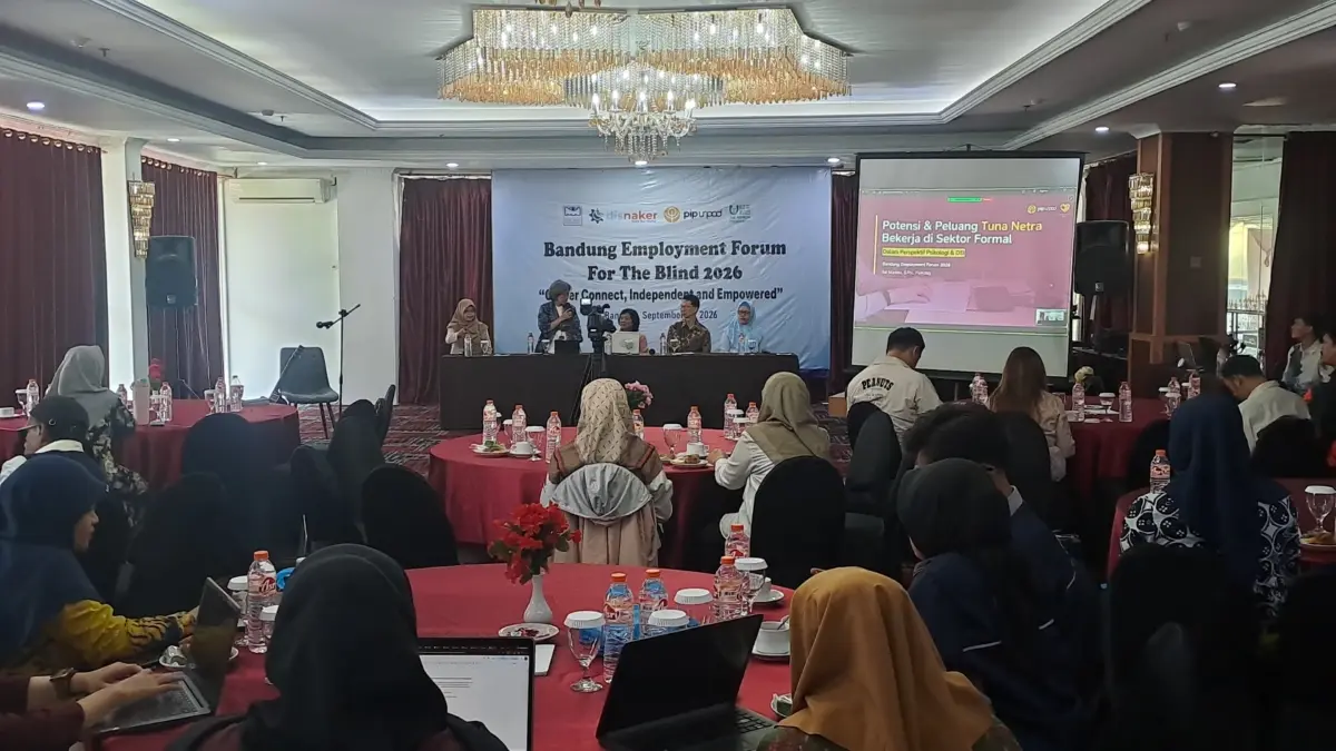 Bandung Employment Forum 2026 Dorong Perusahaan Buka Peluang Kerja bagi Tunanetra Lulusan Perguruan Tinggi