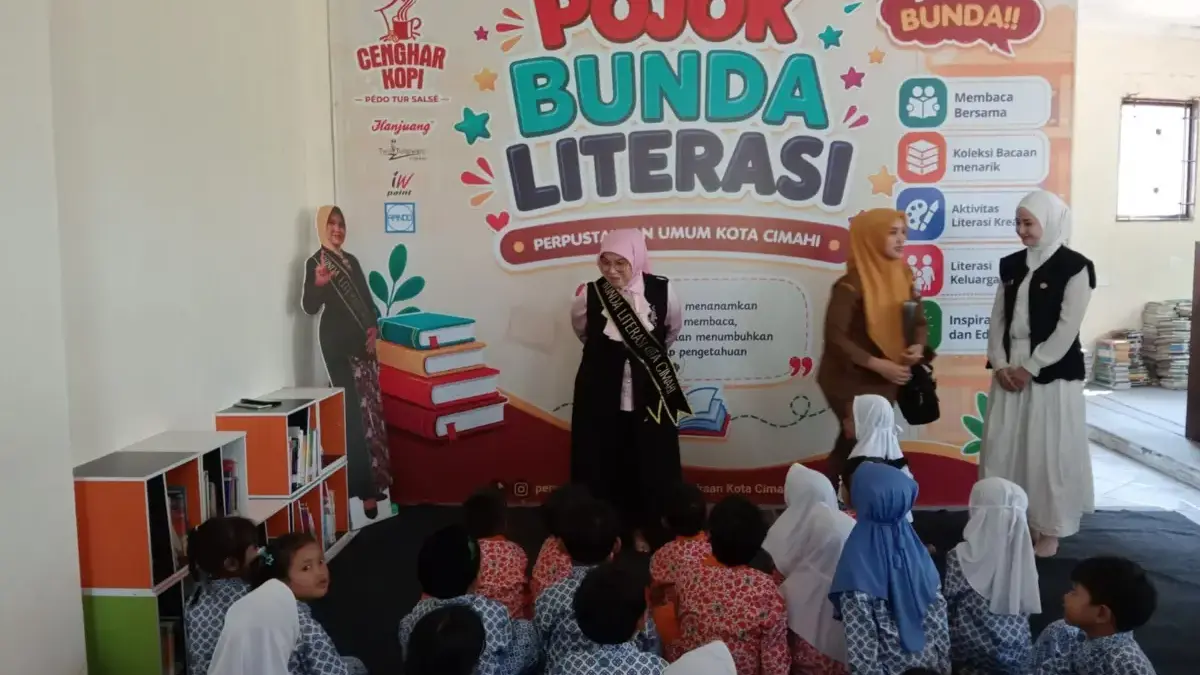 Bukan Cuma Baca Buku! Hari Kunjungan Perpustakaan Kota Cimahi Disulap Jadi Library Fun Day