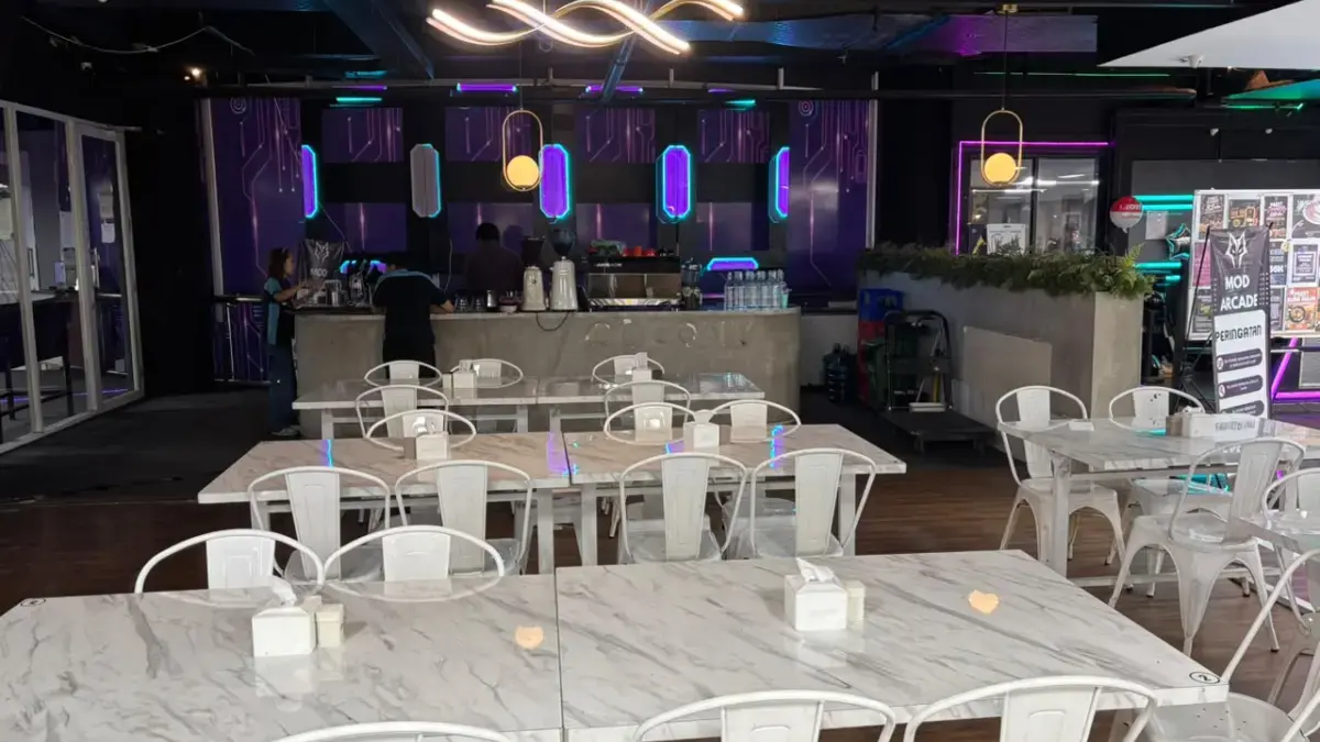 Bukan Cuma Biliar, MOD Arcade Bandung Buka 24 Jam dengan Fasilitas Gaming hingga Resto