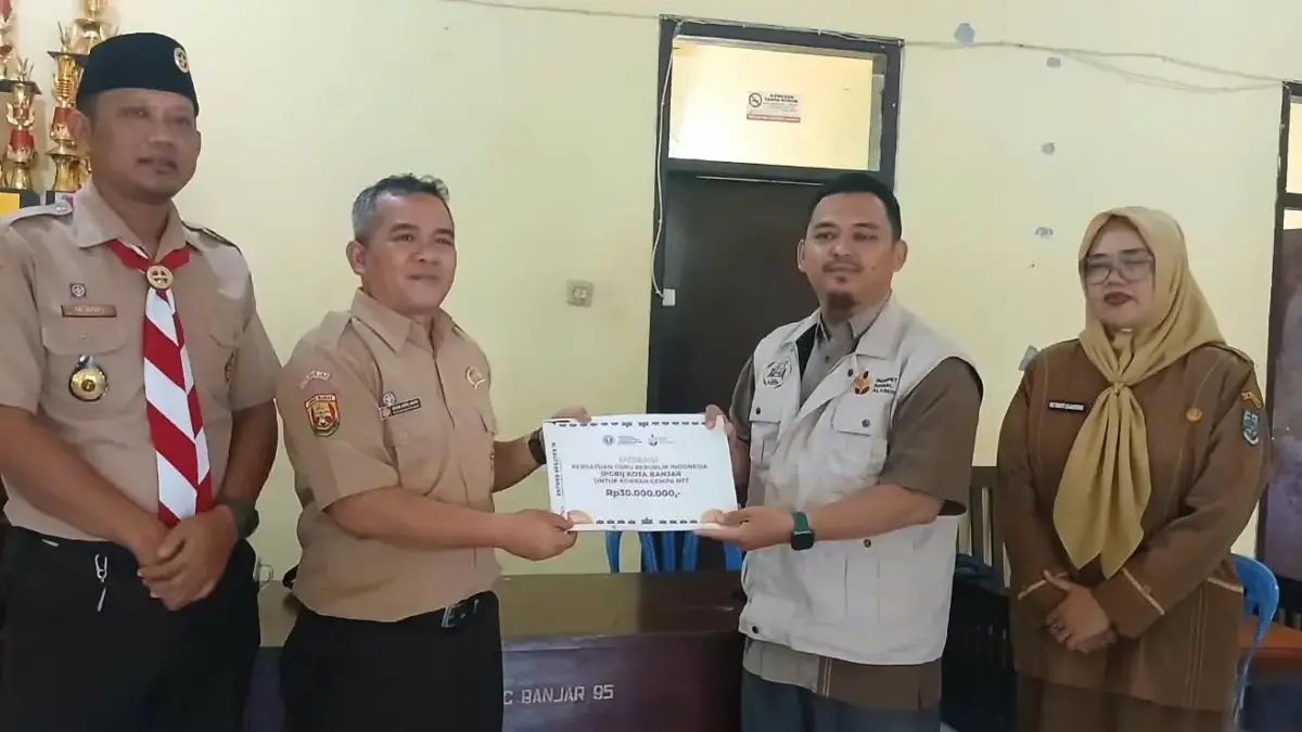 Lewat Dompet Sosial Al Kautsar, PGRI Kota Banjar Salurkan Donasi Rp40 Juta untuk Korban Gempa NTT
