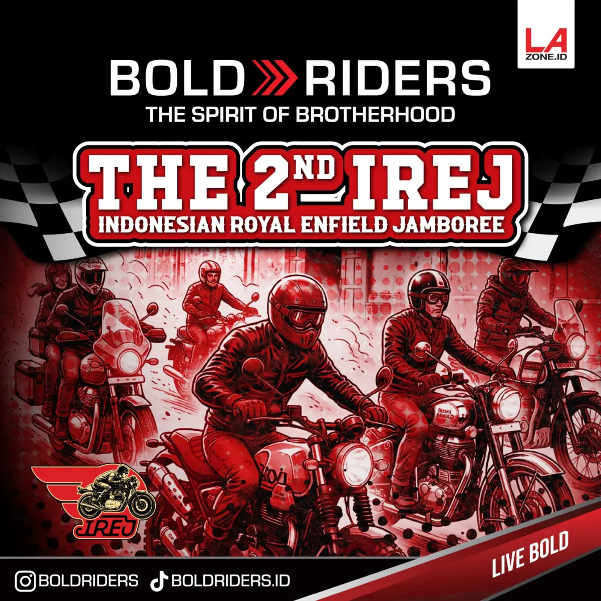 Didukung Bold Riders, The 2nd Indonesian Royal Enfield Jamboree 2026 - Wingday Dimeriahkan Ratusan Bikers
