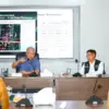 Kepala Otorita IKN, Basuki Hadimuljono, bersama jajaran Otorita IKN, Camat Sepaku, kepala desa setempat, dan p