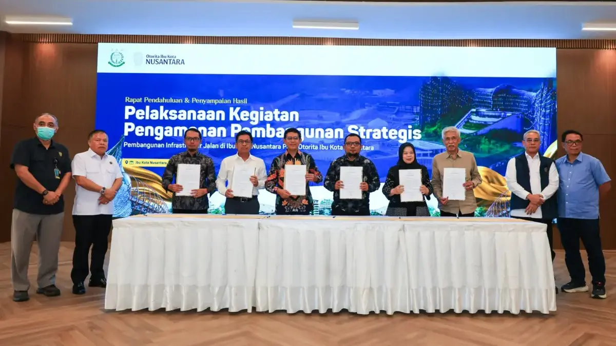 Kegiatan Entry Meeting dan Exit Meeting Proyek Strategis Nasional ini dilaksanakan di Multifunction Hall Kanto