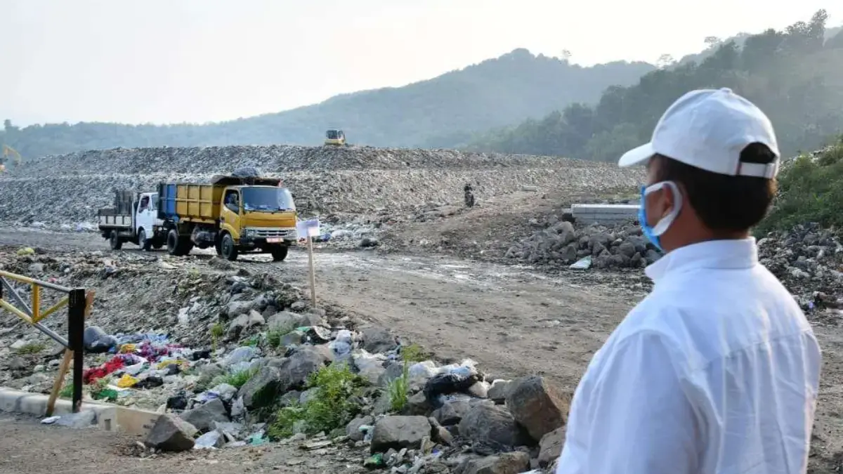 Zona 5 TPPAS Sarimukti Nyaris Penuh, Pemprov Putar Otak Sekda Herman di TPPAS Sarimukti. (Dok Humas)