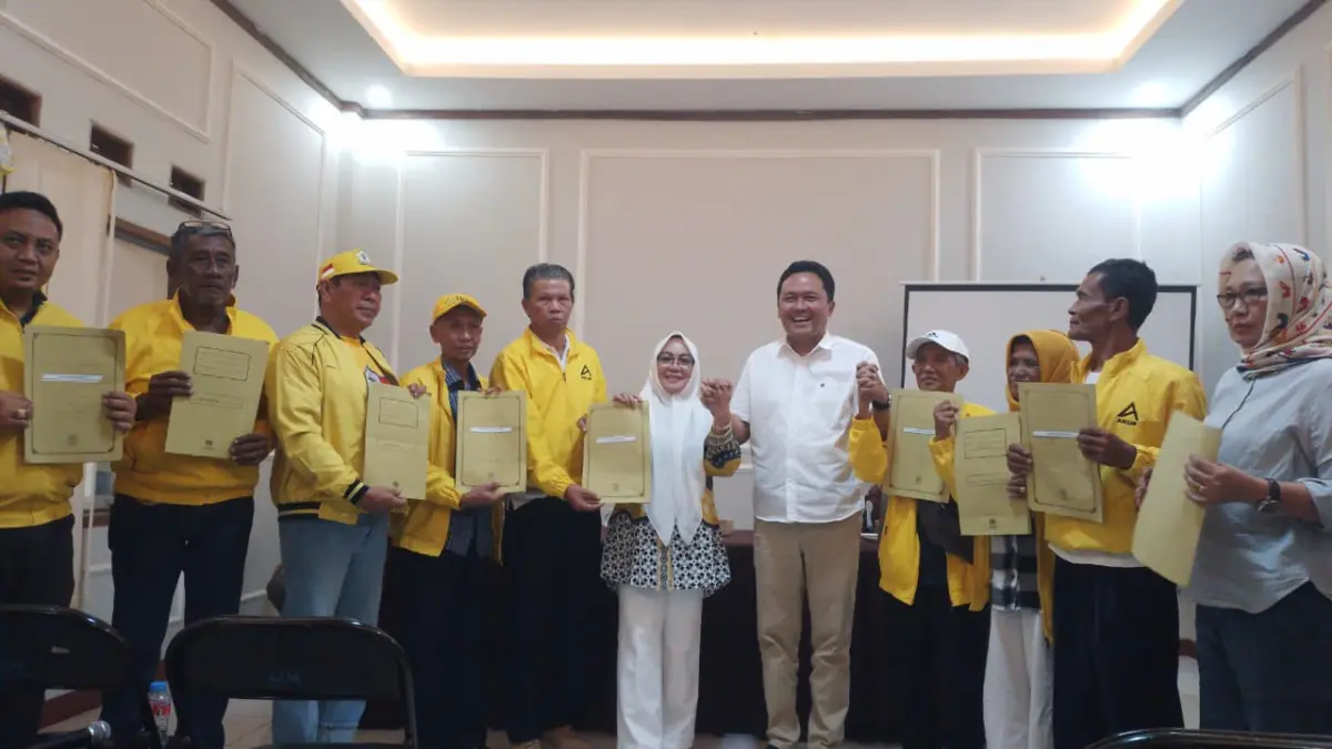 Yuslita Sumartini Bilqis (tengah) siap maju kontestasi Musyawarah Daerah (Musda) ke-XI, mencalonlan sebagai Ke