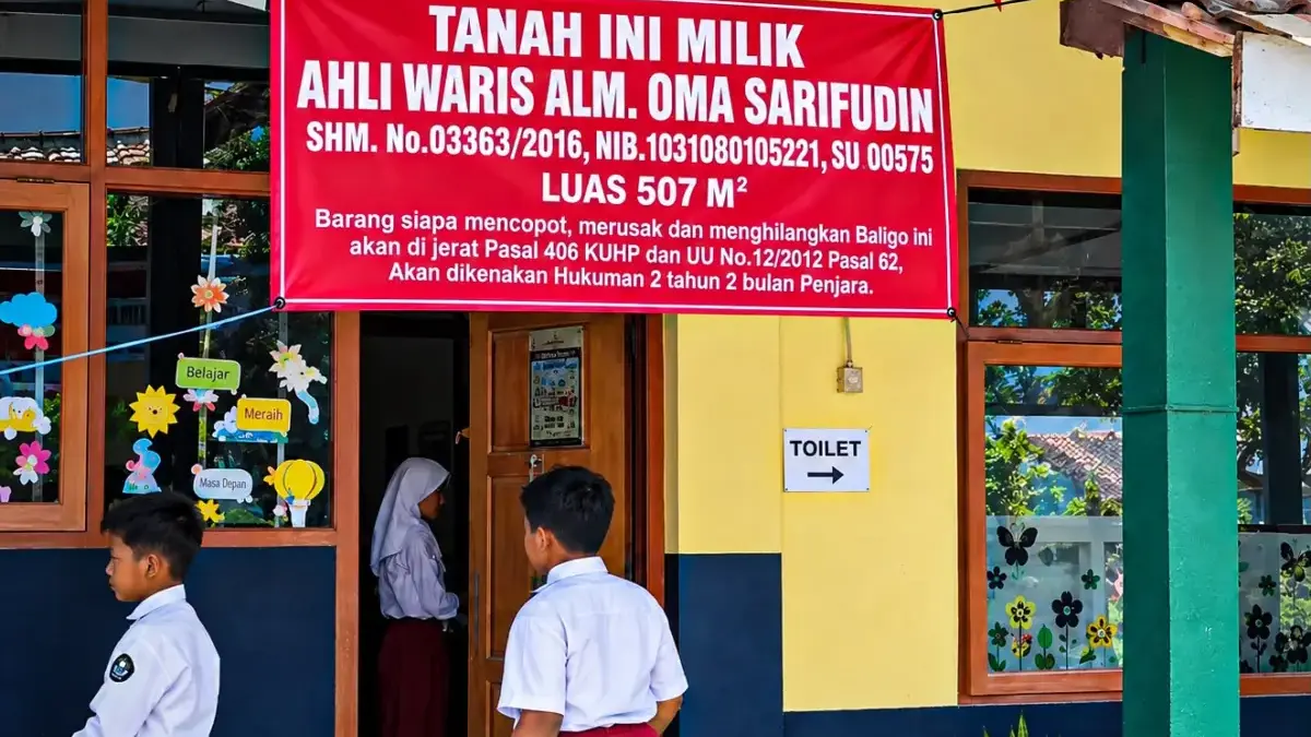 Sengketa Lahan SDN 2 Kertamulya Berlarut, Disdik KBB Didesak Segera Cari Solusi