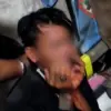 Pelaku curanmor di wilayah Coblong Kota Bandung saat berhasil diamankan oleh warga sekitar. Foto. Istimewa