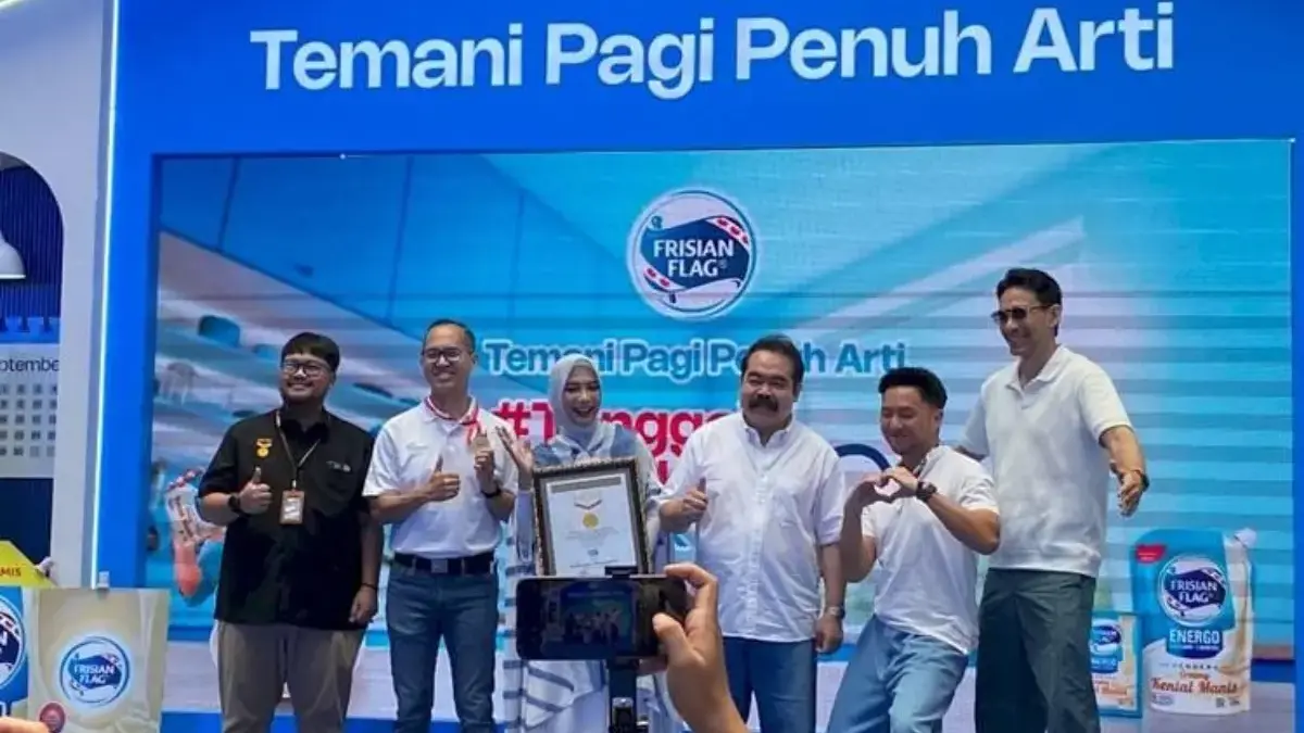 1.000 Bapak Sajikan Sarapan untuk Istri, Frisian Flag Catat Rekor MURI di Bandung
