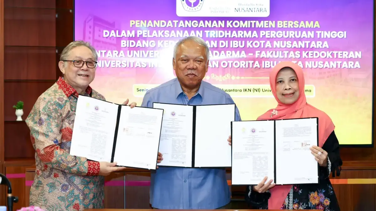 Gunadarma Jadi Universitas Pertama di IKN, 48 Mahasiswa Kini Mulai Perkuliahan di Nusantara Kepala Otorita Ibu Kota Nusantara (IKN), Basuki Hadimuljono, menyambut mahasiswa angkatan pertama Universitas