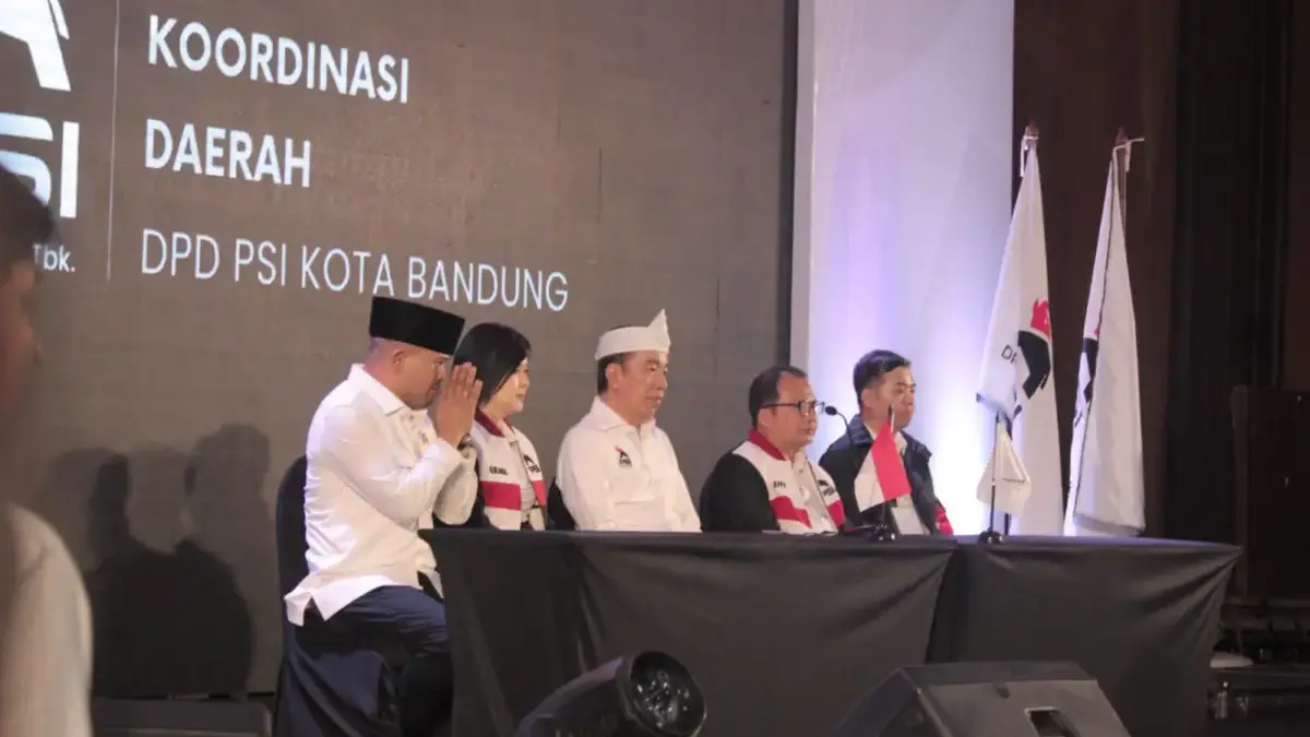 Dapat Petuah Langsung Jokowi, PSI Bandung Nekad Rebut Kursi Pimpinan DPRD