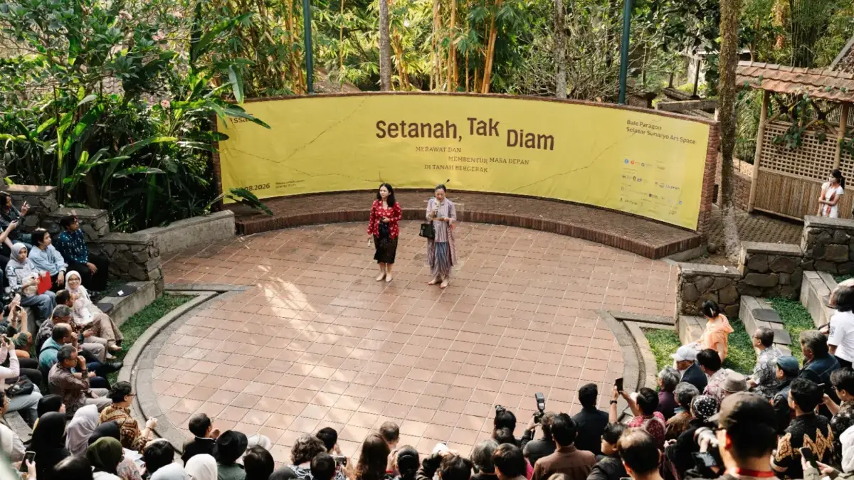 Pameran “Setanah Tak Diam” di Bandung Ajak Publik Memahami Perubahan Lingkungan dan Risiko Bencana Pameran “Setanah Tak Diam” di Bandung Ajak Publik Memahami Perubahan Lingkungan dan Risiko Bencana