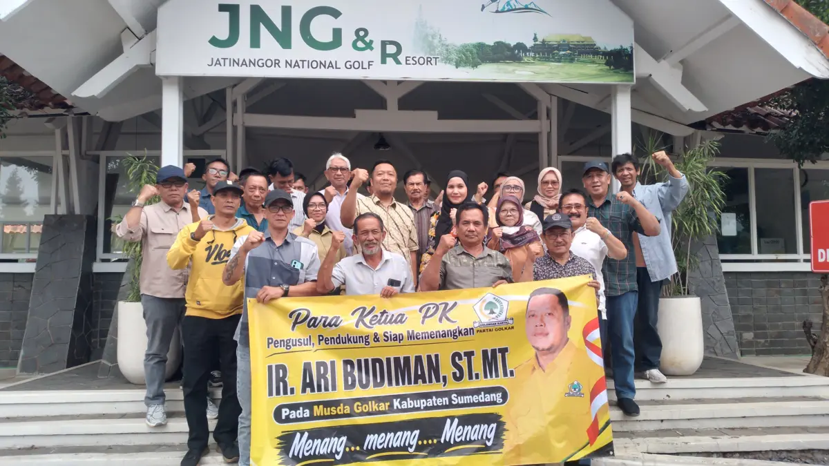 Ari Budiman Siap Maju di Musda Golkar Sumedang 2026, 23 PK dan 6 Hasta Karya Nyatakan Dukungan Anggota Komisi I DPRD Sumedang, Ari Budiman siap maju di Musyawarah Daerah (Musda) XI DPD Golkar Sumedang dan