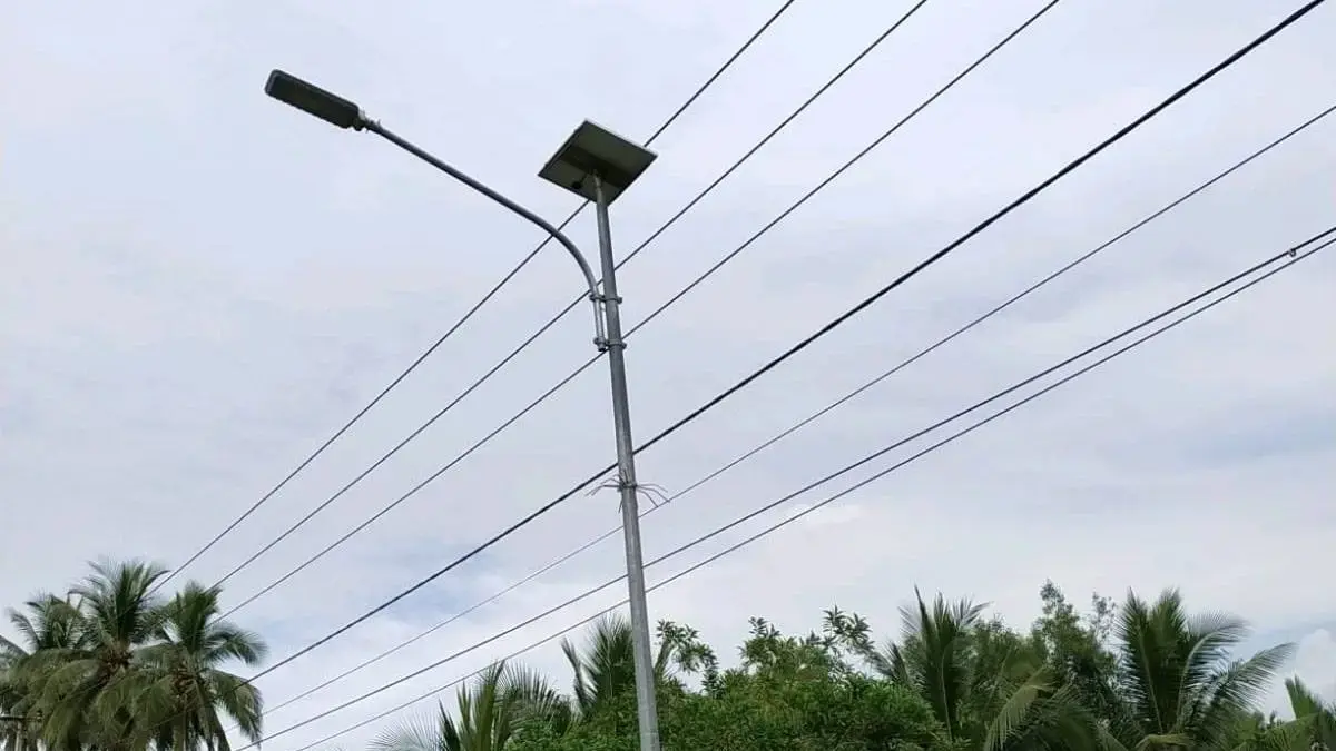 Tiang PJU di Sumedang