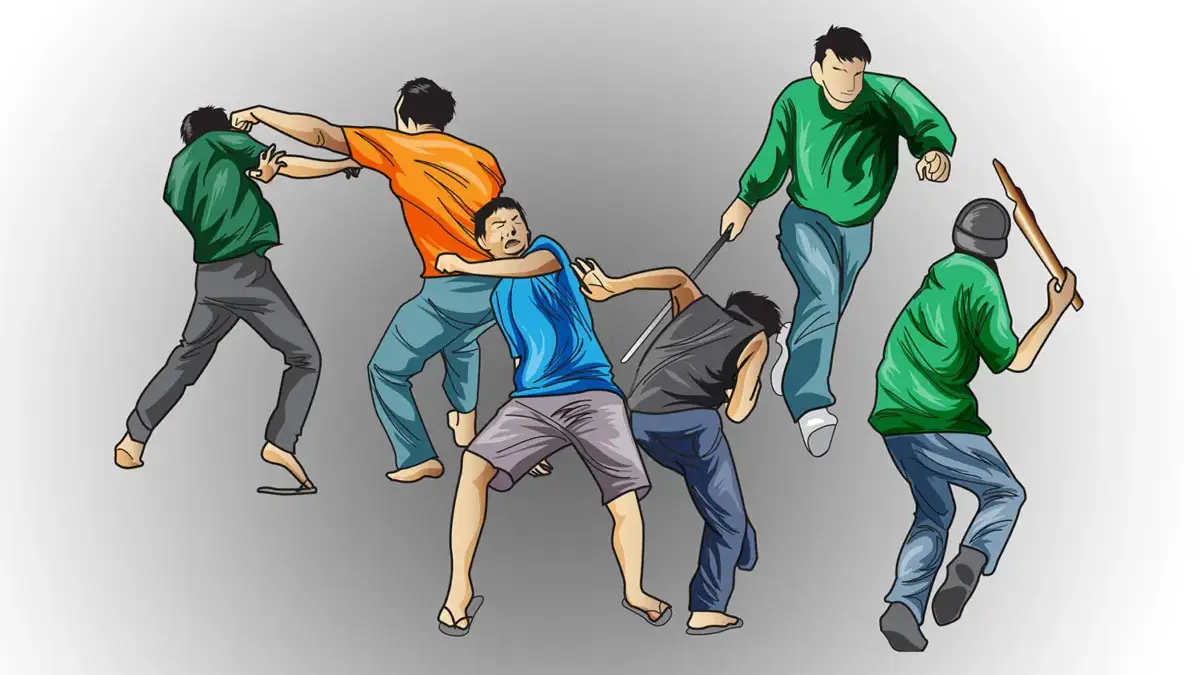 Ilustrasi keributan