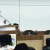 Bupati Cecep saat memberi arahan pada Pelatihan Nasional Manajemen Organisasi dan Kecakapan Komunikasi Pesantr