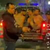 Dok. 8 pemuda di Astanaanyar saat diringkus tim prabu. Ist. Tangkap layar unggahan sosial media Tim Prabu Polr