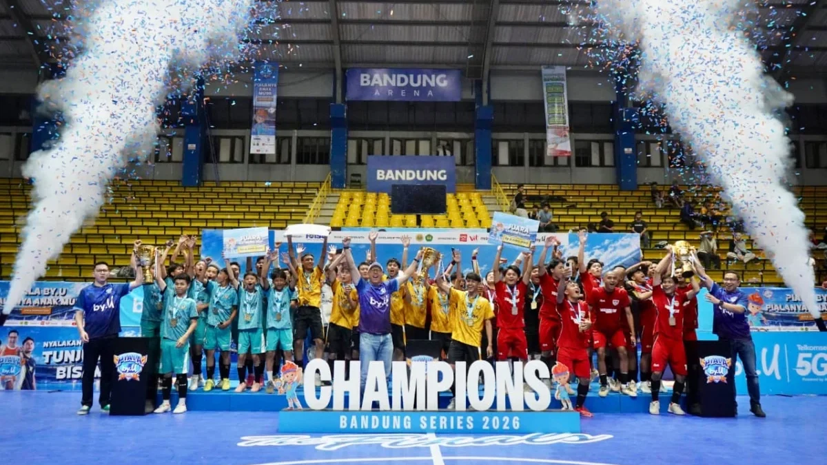Piala by.U 2026 Bandung Series Tuntas, SMPN 48, SMAN 21, dan UPI Raih Gelar Juara