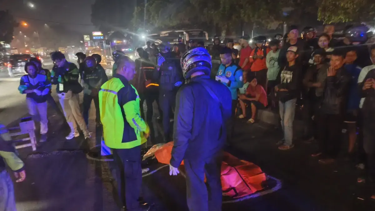 Dok. Insiden lakalantas yang terjadi di wilayah Babakan Ciparay Kota Bandung. Dok. Istimewa.