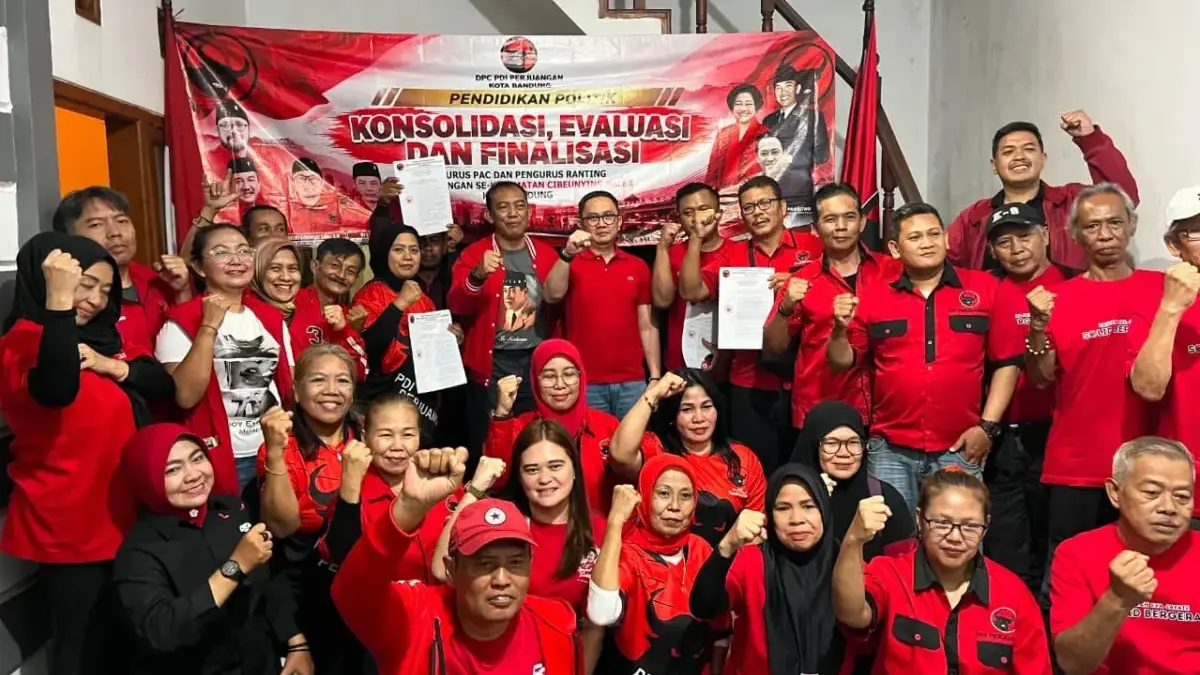 Perkuat Soliditas, DPC PDI Perjuangan Kota Bandung Gelar TURBA ke 30 Kecamatan Turun ke Bawah