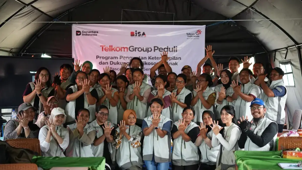 Pulihkan Pembelajaran Pascagempa Manggarai, Telkom Hadirkan Fasilitas Belajar dan Konektivitas Digital dok telkom
